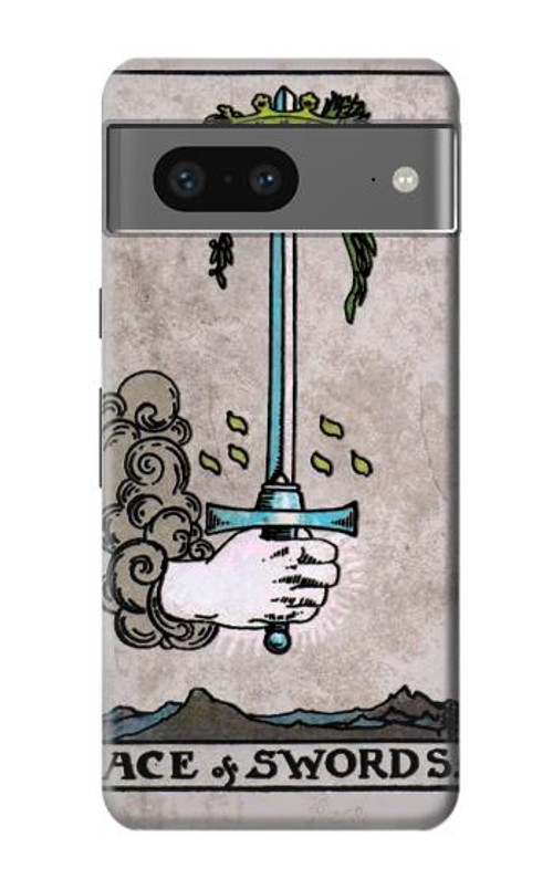 S2482 Tarot Card Ace of Swords Case Cover Custodia per Google Pixel 7a