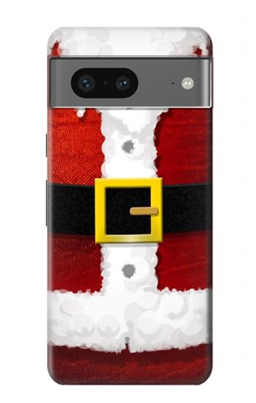 S2846 Christmas Santa Red Suit Case Cover Custodia per Google Pixel 7a