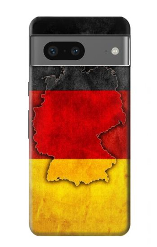 S2935 Germany Flag Map Case Cover Custodia per Google Pixel 7a