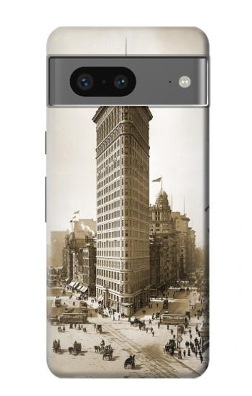 S3046 Old New York Flatiron Building Case Cover Custodia per Google Pixel 7a