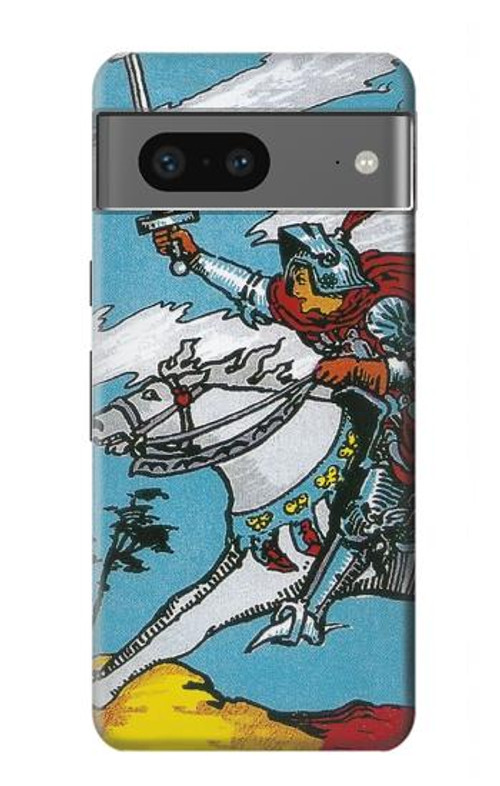 S3731 Tarot Card Knight of Swords Case Cover Custodia per Google Pixel 7a