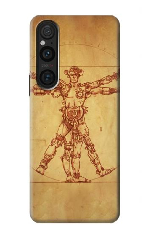 S1682 Steampunk Frankenstein Case Cover Custodia per Sony Xperia 1 V S1682 Steampunk Frankenstein Case Cover Custodia per Sony Xperia 1 V
