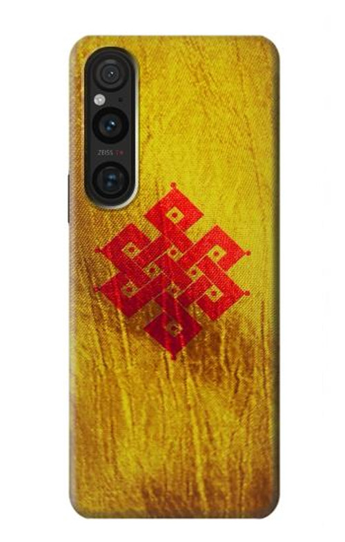 S2318 Eternal Knot Buddhist Spiritual Meditation Case Cover Custodia per Sony Xperia 1 V S2318 Eternal Knot Buddhist Spiritual Meditation Case Cover Custodia per Sony Xperia 1 V