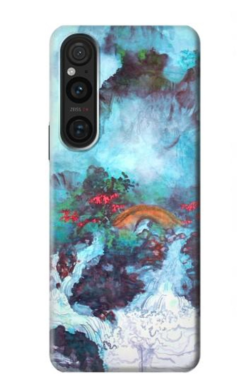 S2724 White Dragon Pool Lui Haisu Case Cover Custodia per Sony Xperia 1 V S2724 White Dragon Pool Lui Haisu Case Cover Custodia per Sony Xperia 1 V