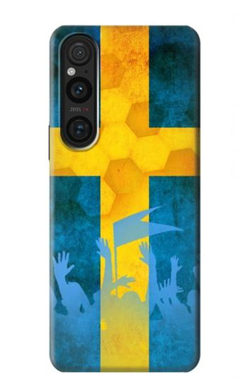 S2990 Sweden Football Soccer Case Cover Custodia per Sony Xperia 1 V