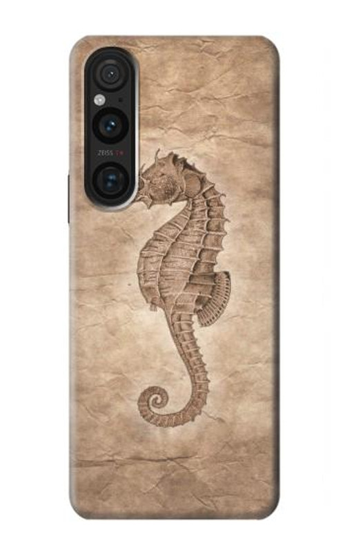 S3214 Seahorse Skeleton Fossil Case Cover Custodia per Sony Xperia 1 V