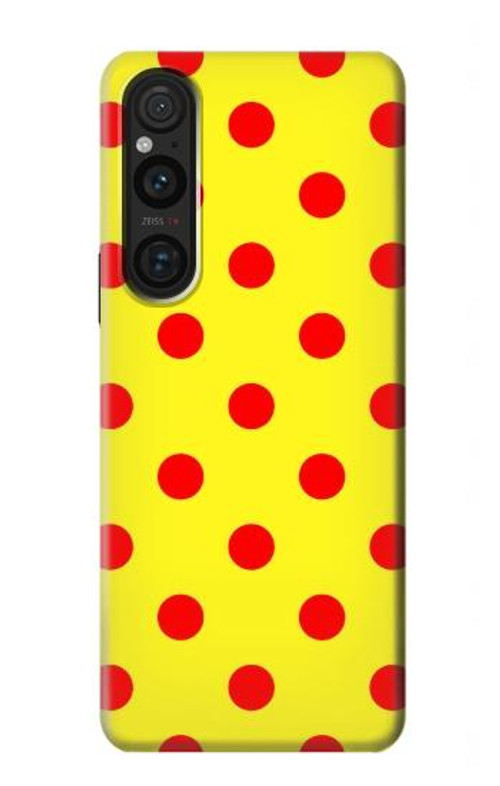 S3526 Red Spot Polka Dot Case Cover Custodia per Sony Xperia 1 V