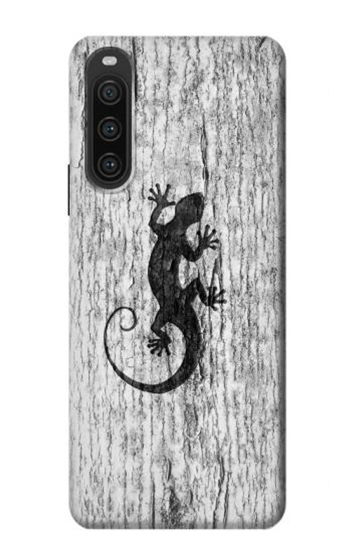 S2446 Gecko Wood Graphic Printed Case Cover Custodia per Sony Xperia 10 V S2446 Gecko Wood Graphic Printed Case Cover Custodia per Sony Xperia 10 V