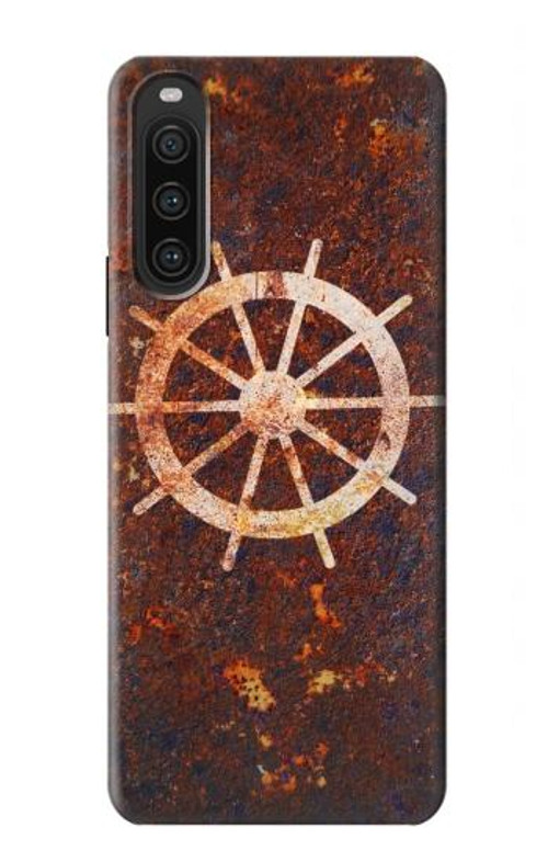 S2766 Ship Wheel Rusty Texture Case Cover Custodia per Sony Xperia 10 V S2766 Ship Wheel Rusty Texture Case Cover Custodia per Sony Xperia 10 V