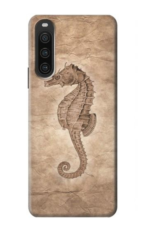 S3214 Seahorse Skeleton Fossil Case Cover Custodia per Sony Xperia 10 V