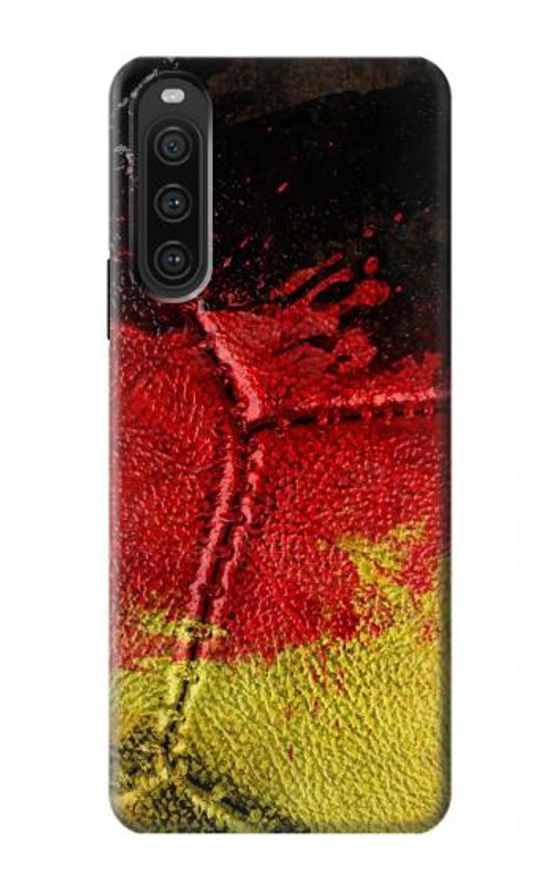 S3303 Germany Flag Vintage Football Graphic Case Cover Custodia per Sony Xperia 10 V