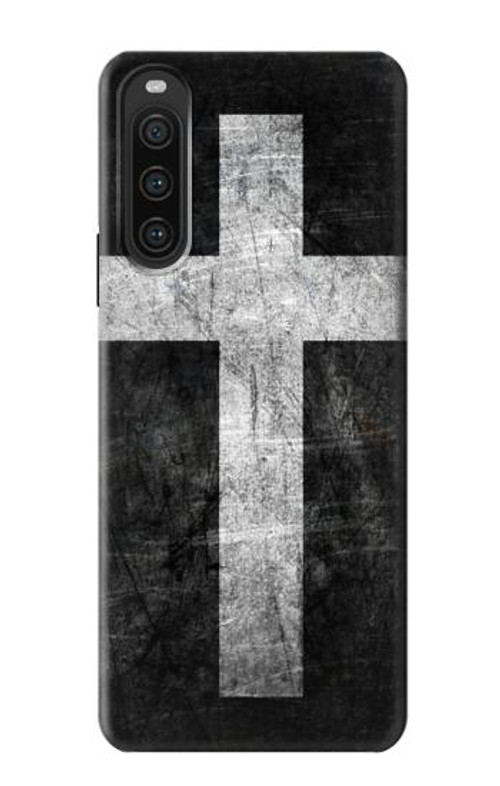 S3491 Christian Cross Case Cover Custodia per Sony Xperia 10 V