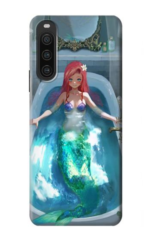 S3911 Cute Little Mermaid Aqua Spa Case Cover Custodia per Sony Xperia 10 V