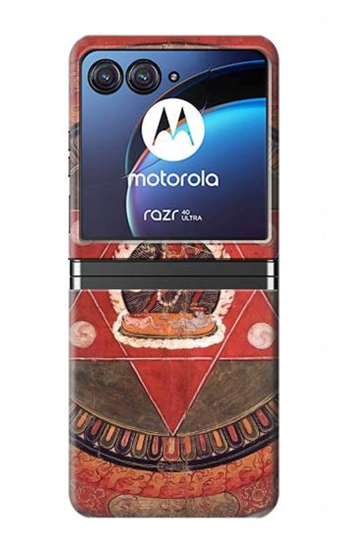S2464 Tibetan Mandala of the Naropa Tradition Case Cover Custodia per Motorola Razr 40 Ultra S2464 Tibetan Mandala of the Naropa Tradition Case Cover Custodia per Motorola Razr 40 Ultra