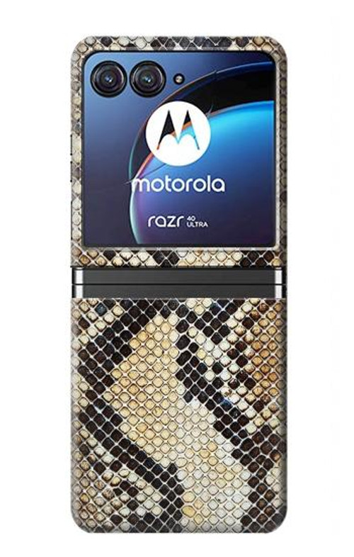 S2703 Snake Skin Texture Graphic Printed Case Cover Custodia per Motorola Razr 40 Ultra