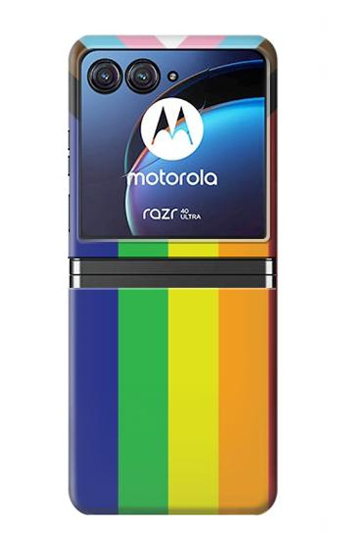 S3846 Pride Flag LGBT Case Cover Custodia per Motorola Razr 40 Ultra