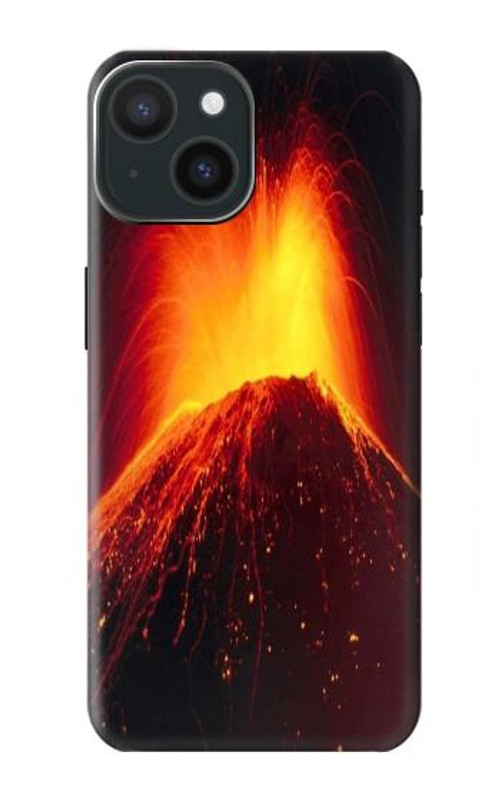 S0745 Volcano Lava Case Cover Custodia per iPhone 15