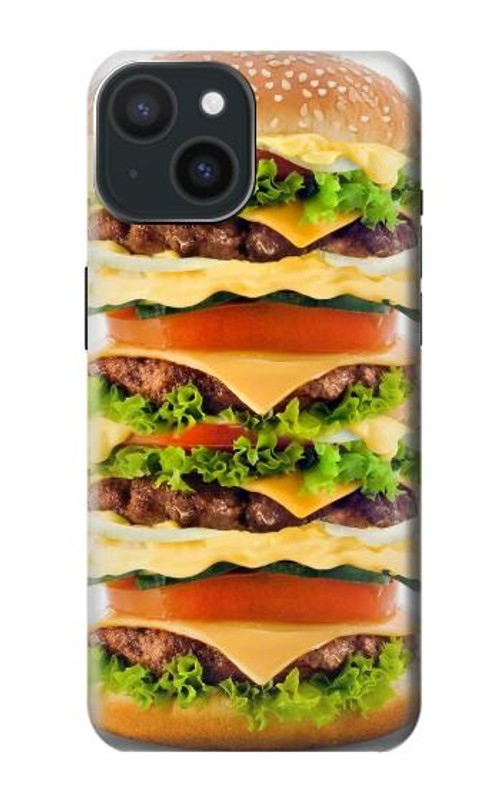 S0790 Hamburger Case Cover Custodia per iPhone 15
