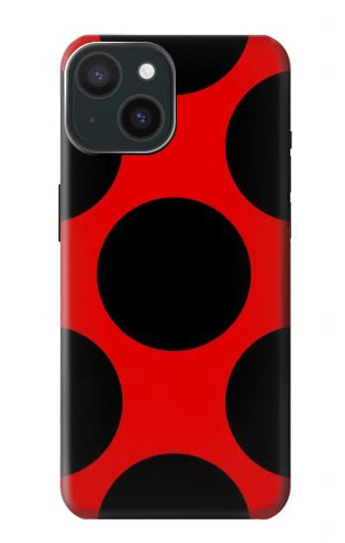 S1829 Ladybugs Dot Pattern Case Cover Custodia per iPhone 15