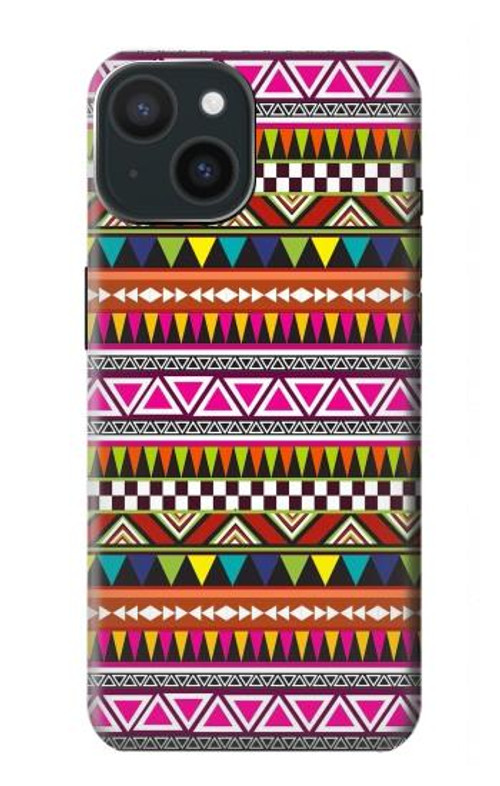 S2292 Aztec Tribal Pattern Case Cover Custodia per iPhone 15