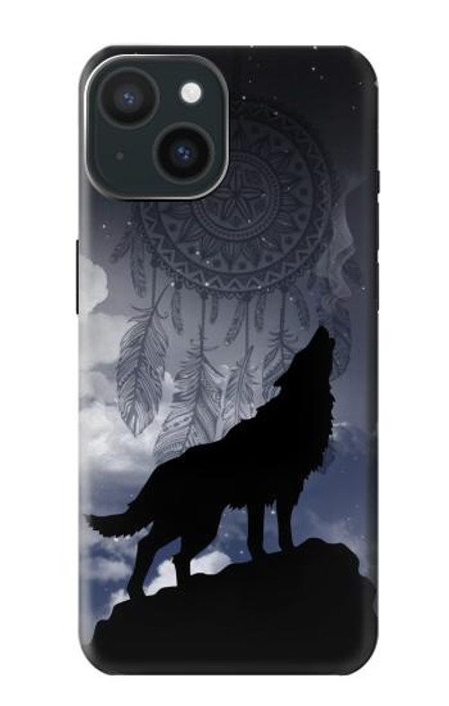 S3011 Dream Catcher Wolf Howling Case Cover Custodia per iPhone 15