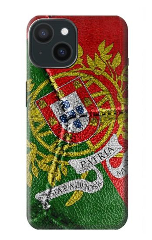 S3300 Portugal Flag Vintage Football Graphic Case Cover Custodia per iPhone 15