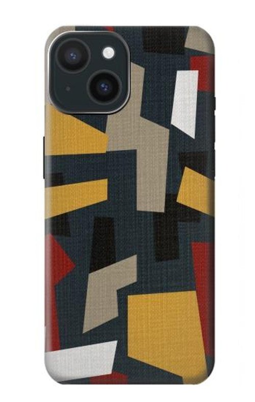 S3386 Abstract Fabric Texture Case Cover Custodia per iPhone 15