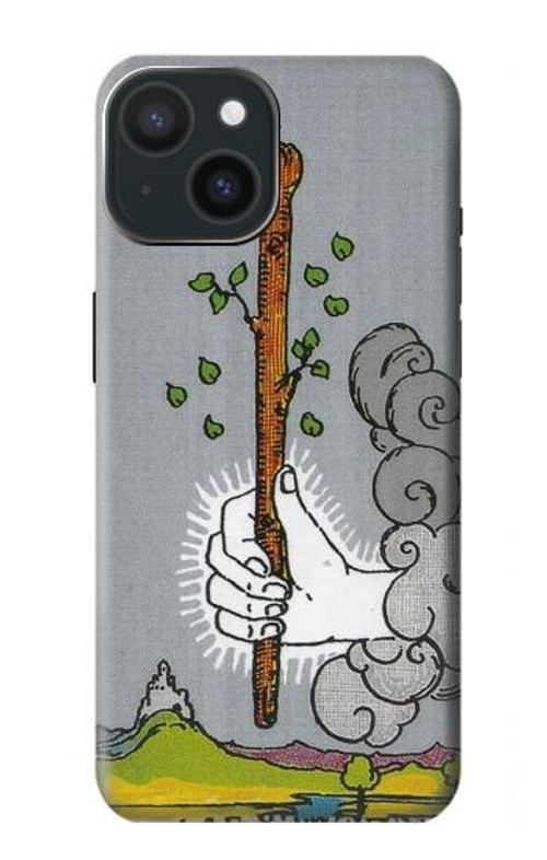 S3723 Tarot Card Age of Wands Case Cover Custodia per iPhone 15