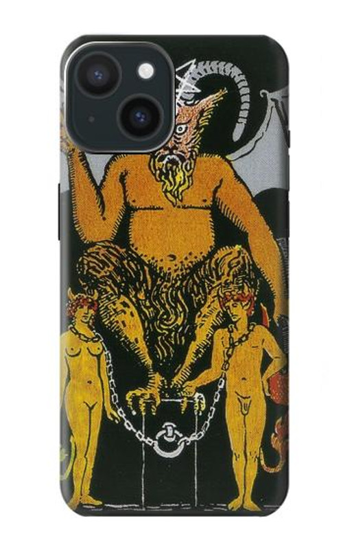 S3740 Tarot Card The Devil Case Cover Custodia per iPhone 15