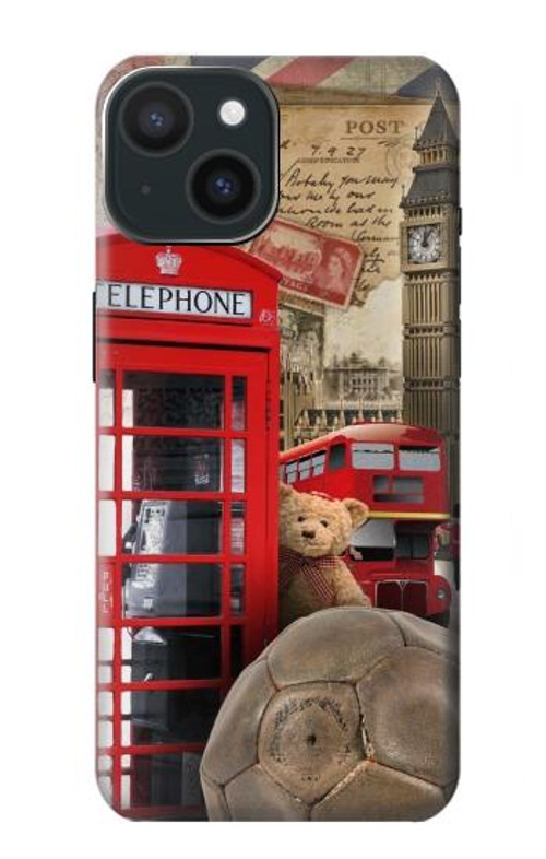 S3856 Vintage London British Case Cover Custodia per iPhone 15