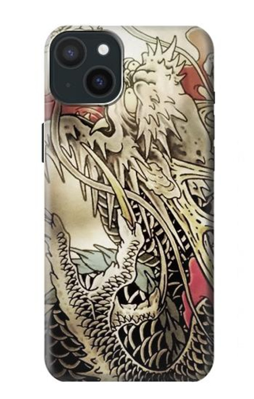 S0122 Yakuza Tattoo Case Cover Custodia per iPhone 15 Plus