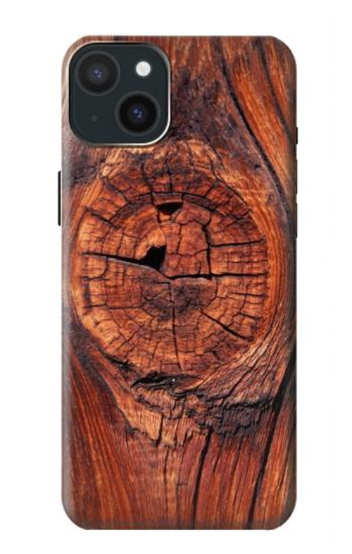 S0603 Wood Graphic Printed Case Cover Custodia per iPhone 15 Plus