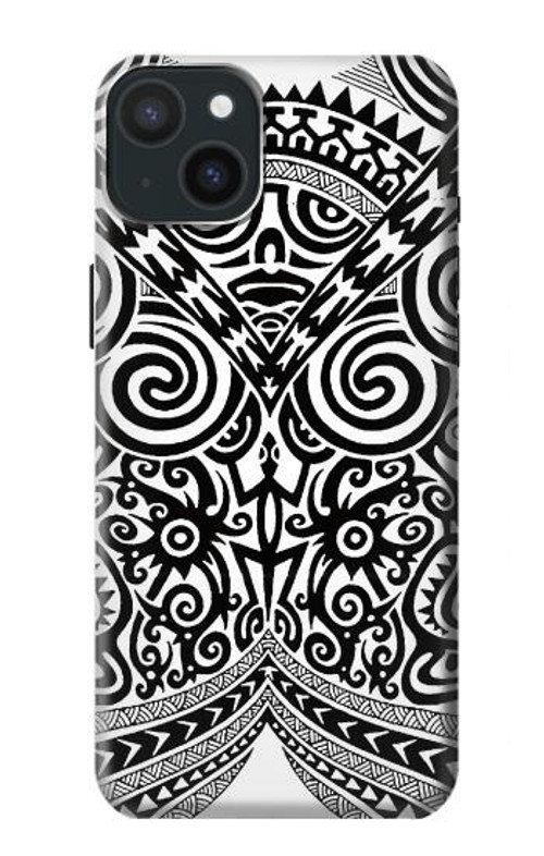 S1655 Maori Tattoo Case Cover Custodia per iPhone 15 Plus