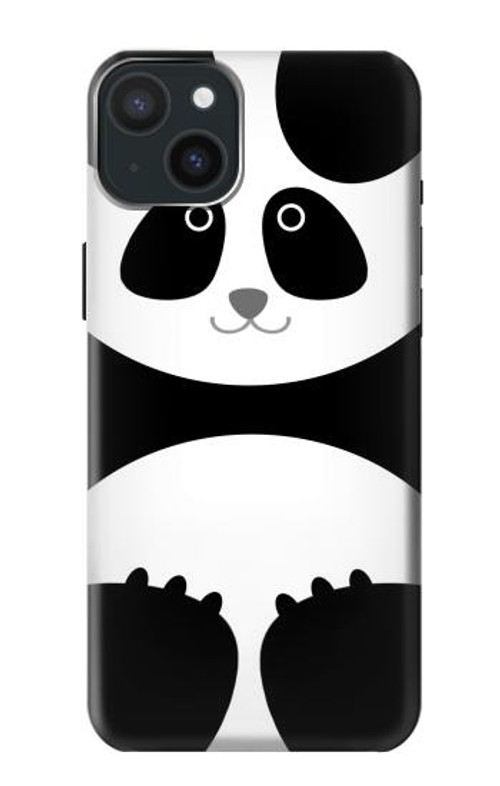 S2085 Panda Minimalist Case Cover Custodia per iPhone 15 Plus