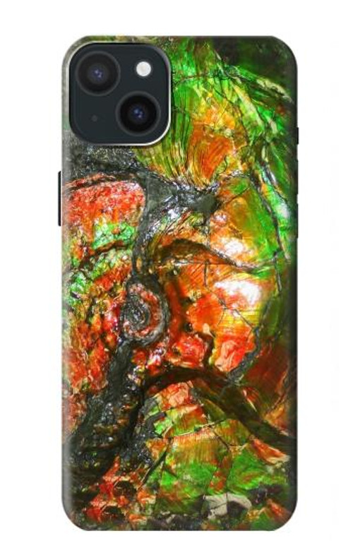 S2694 Ammonite Fossil Case Cover Custodia per iPhone 15 Plus