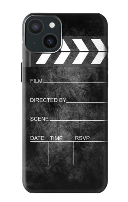 S2919 Vintage Director Clapboard Case Cover Custodia per iPhone 15 Plus S2919 Vintage Director Clapboard Case Cover Custodia per iPhone 15 Plus