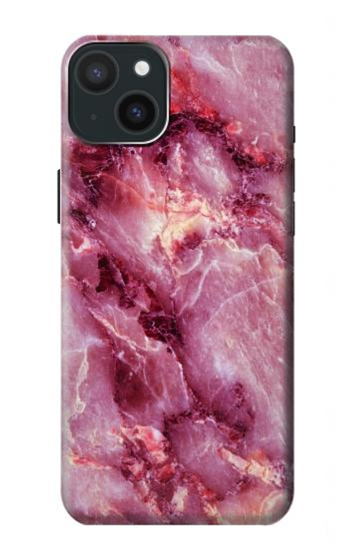 S3052 Pink Marble Graphic Printed Case Cover Custodia per iPhone 15 Plus