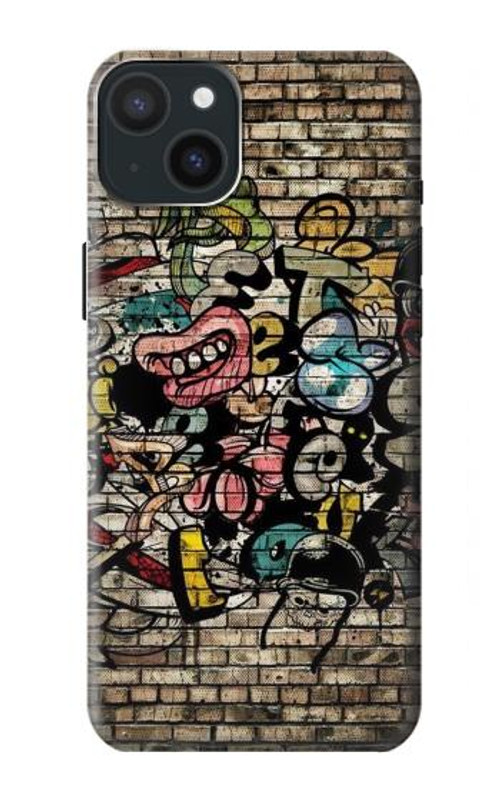 S3394 Graffiti Wall Case Cover Custodia per iPhone 15 Plus