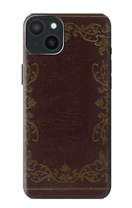 S3553 Vintage Book Cover Case Cover Custodia per iPhone 15 Plus