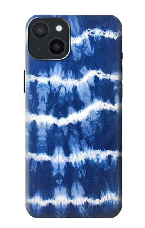 S3671 Blue Tie Dye Case Cover Custodia per iPhone 15 Plus