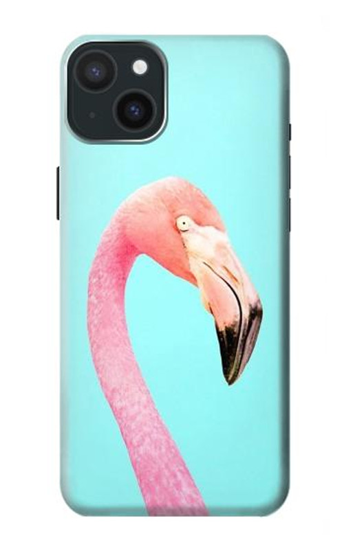 S3708 Pink Flamingo Case Cover Custodia per iPhone 15 Plus