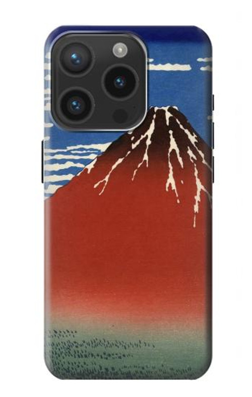 S2390 Katsushika Hokusai Red Fuji Case Cover Custodia per iPhone 15 Pro S2390 Katsushika Hokusai Red Fuji Case Cover Custodia per iPhone 15 Pro
