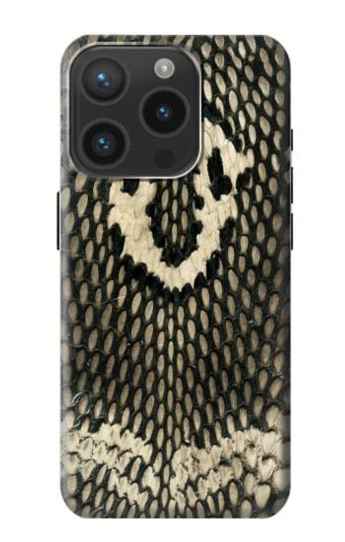 S2711 King Cobra Snake Skin Graphic Printed Case Cover Custodia per iPhone 15 Pro
