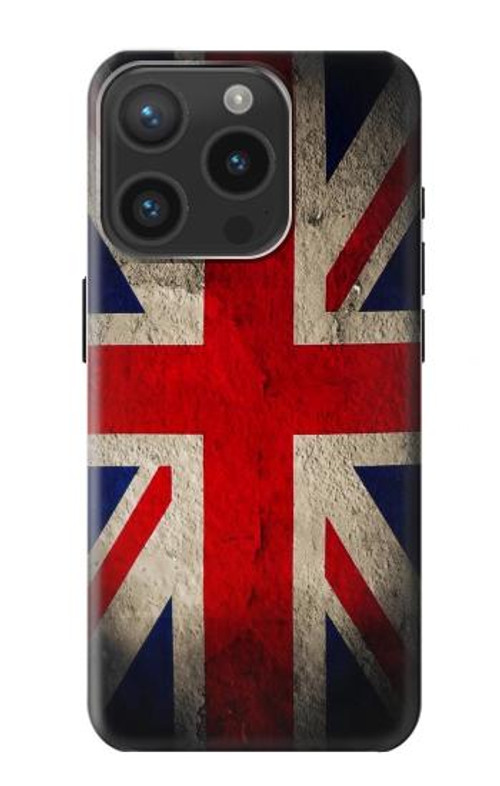 S2894 Vintage British Flag Case Cover Custodia per iPhone 15 Pro S2894 Vintage British Flag Case Cover Custodia per iPhone 15 Pro
