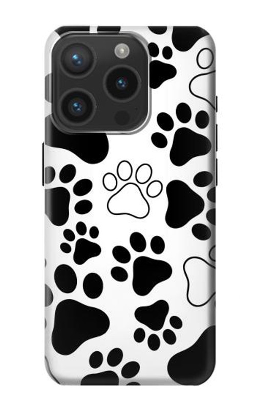 S2904 Dog Paw Prints Case Cover Custodia per iPhone 15 Pro S2904 Dog Paw Prints Case Cover Custodia per iPhone 15 Pro