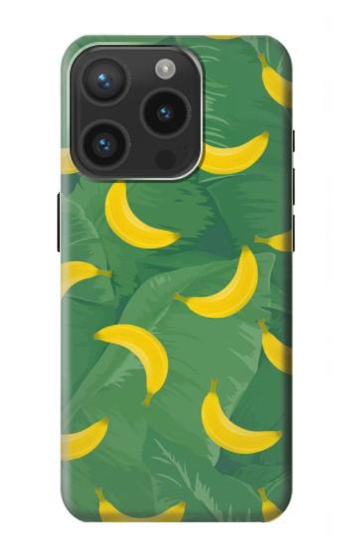 S3286 Banana Fruit Pattern Case Cover Custodia per iPhone 15 Pro