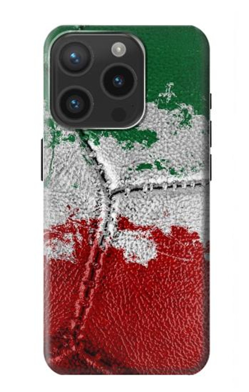 S3318 Italy Flag Vintage Football Graphic Case Cover Custodia per iPhone 15 Pro