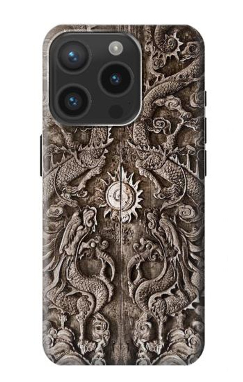 S3395 Dragon Door Case Cover Custodia per iPhone 15 Pro