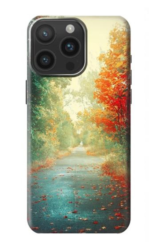 S0913 Road Through The Woods Case Cover Custodia per iPhone 15 Pro Max