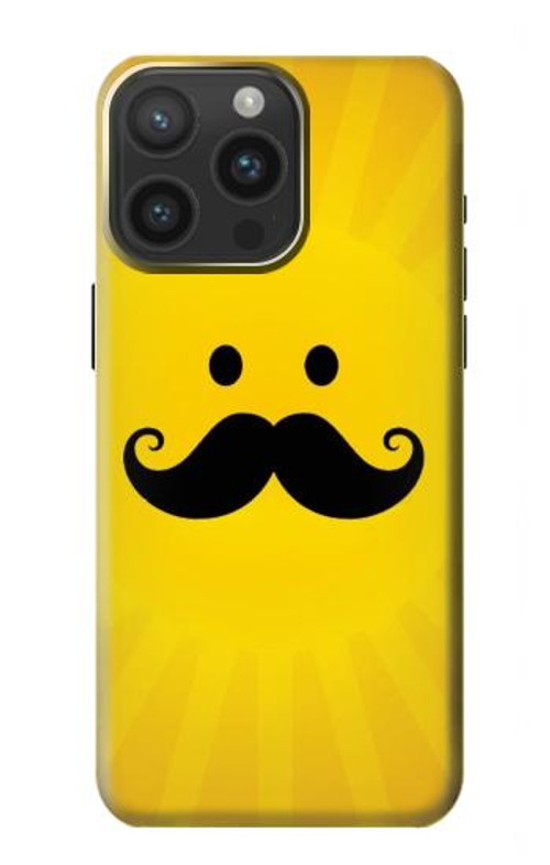 S1145 Yellow Mustache Sun Case Cover Custodia per iPhone 15 Pro Max S1145 Yellow Mustache Sun Case Cover Custodia per iPhone 15 Pro Max